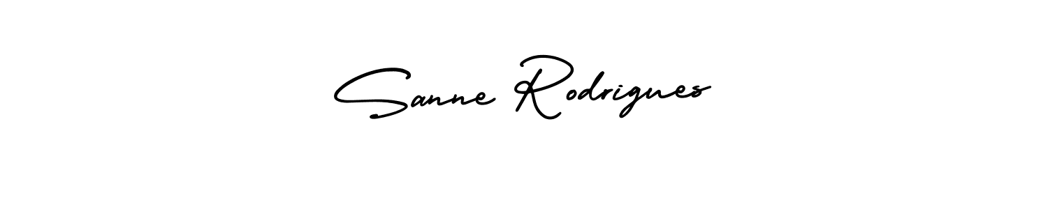 Use a signature maker to create a handwritten signature online. With this signature software, you can design (AmerikaSignatureDemo-Regular) your own signature for name Sanne Rodrigues. Sanne Rodrigues signature style 3 images and pictures png