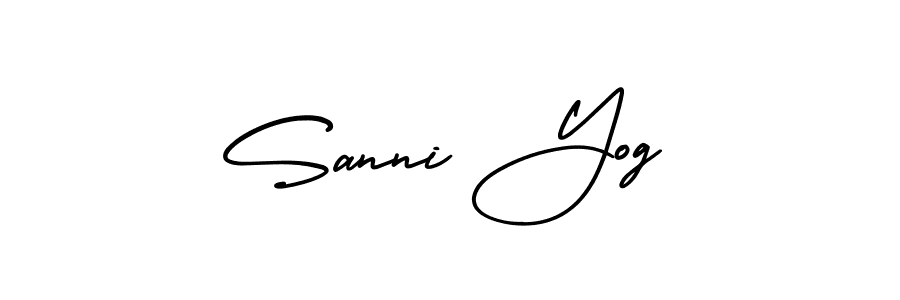 AmerikaSignatureDemo-Regular is a professional signature style that is perfect for those who want to add a touch of class to their signature. It is also a great choice for those who want to make their signature more unique. Get Sanni Yog name to fancy signature for free. Sanni Yog signature style 3 images and pictures png