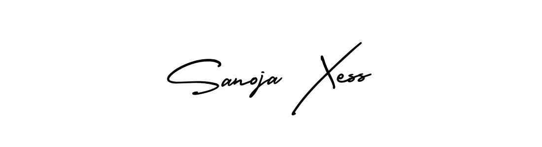 if you are searching for the best signature style for your name Sanoja Xess. so please give up your signature search. here we have designed multiple signature styles  using AmerikaSignatureDemo-Regular. Sanoja Xess signature style 3 images and pictures png