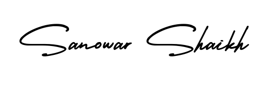 Stand out with a creative autograph for Sanowar Shaikh. The AmerikaSignatureDemo-Regular styling blends modern aesthetics with classic signature flourishes. Sanowar Shaikh signature style 3 images and pictures png