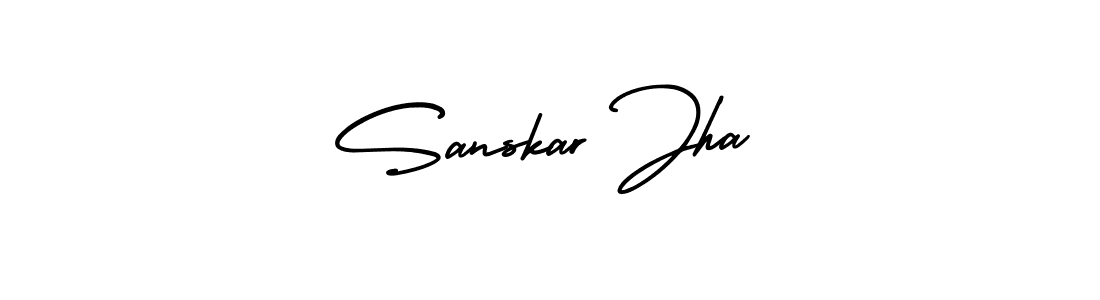 Make a beautiful signature design for name Sanskar Jha. Use this online signature maker to create a handwritten signature for free. Sanskar Jha signature style 3 images and pictures png