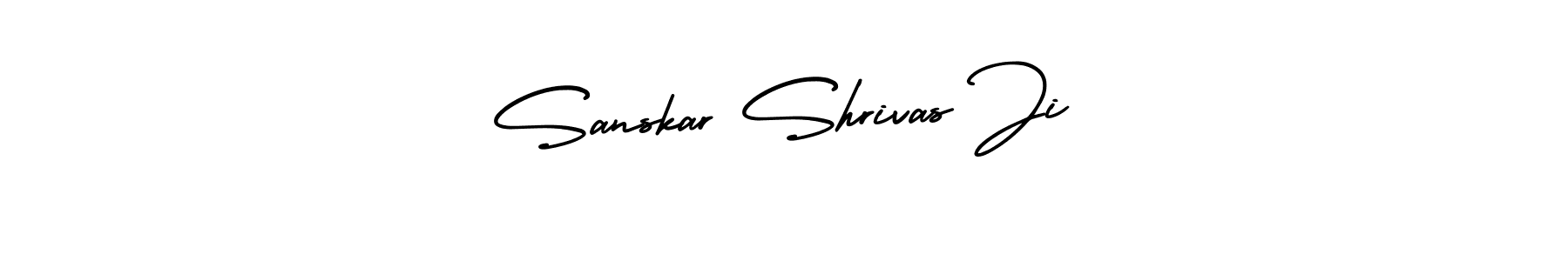 How to make Sanskar Shrivas Ji name signature. Use AmerikaSignatureDemo-Regular style for creating short signs online. This is the latest handwritten sign. Sanskar Shrivas Ji signature style 3 images and pictures png