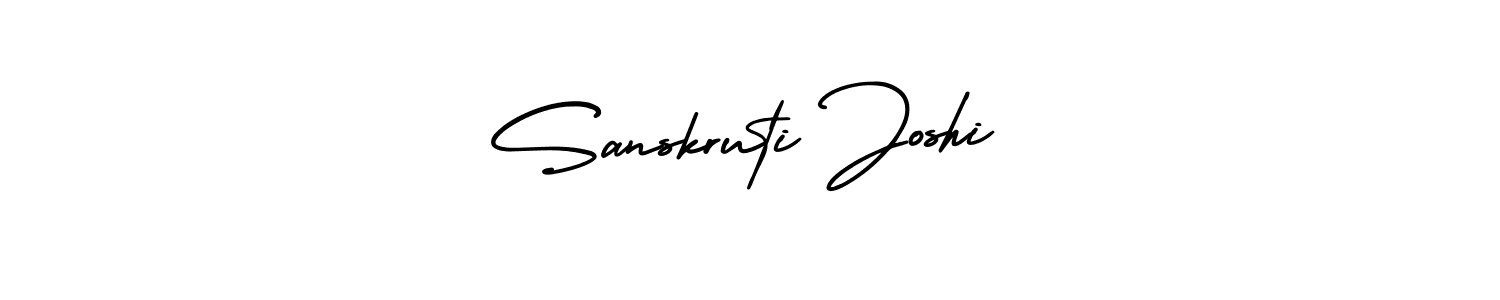 Make a short Sanskruti Joshi signature style. Manage your documents anywhere anytime using AmerikaSignatureDemo-Regular. Create and add eSignatures, submit forms, share and send files easily. Sanskruti Joshi signature style 3 images and pictures png
