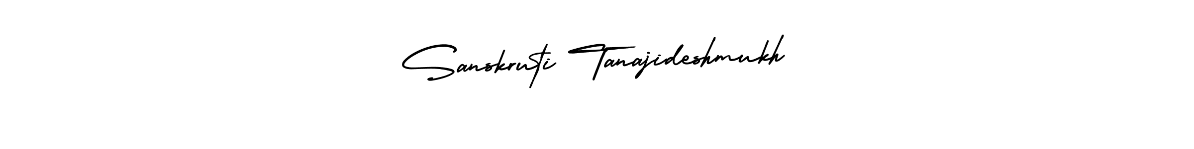 How to Draw Sanskruti Tanajideshmukh signature style? AmerikaSignatureDemo-Regular is a latest design signature styles for name Sanskruti Tanajideshmukh. Sanskruti Tanajideshmukh signature style 3 images and pictures png