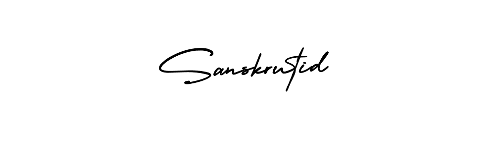 Check out images of Autograph of Sanskrutid name. Actor Sanskrutid Signature Style. AmerikaSignatureDemo-Regular is a professional sign style online. Sanskrutid signature style 3 images and pictures png