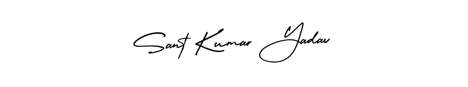 Similarly AmerikaSignatureDemo-Regular is the best handwritten signature design. Signature creator online .You can use it as an online autograph creator for name Sant Kumar Yadav. Sant Kumar Yadav signature style 3 images and pictures png