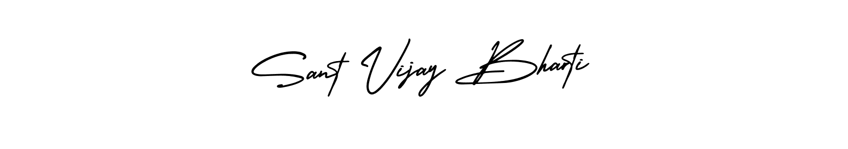 if you are searching for the best signature style for your name Sant Vijay Bharti. so please give up your signature search. here we have designed multiple signature styles  using AmerikaSignatureDemo-Regular. Sant Vijay Bharti signature style 3 images and pictures png