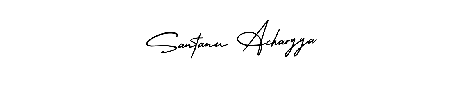 How to Draw Santanu Acharyya signature style? AmerikaSignatureDemo-Regular is a latest design signature styles for name Santanu Acharyya. Santanu Acharyya signature style 3 images and pictures png