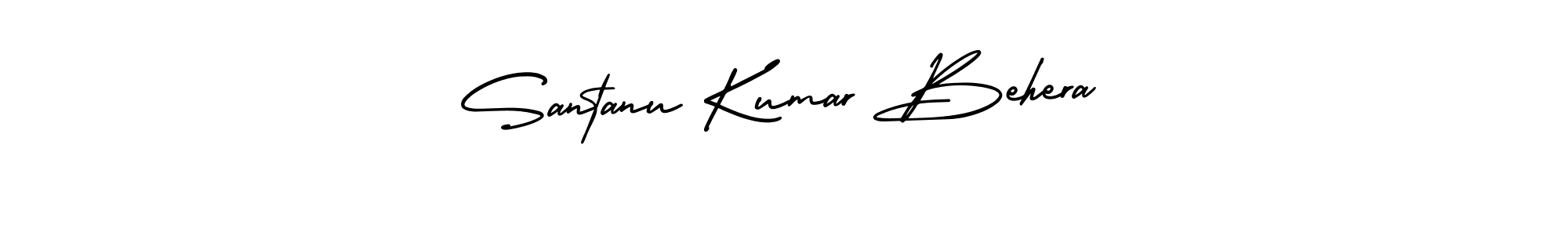 Use a signature maker to create a handwritten signature online. With this signature software, you can design (AmerikaSignatureDemo-Regular) your own signature for name Santanu Kumar Behera. Santanu Kumar Behera signature style 3 images and pictures png
