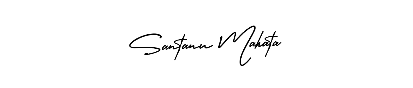 Also we have Santanu Mahata name is the best signature style. Create professional handwritten signature collection using AmerikaSignatureDemo-Regular autograph style. Santanu Mahata signature style 3 images and pictures png