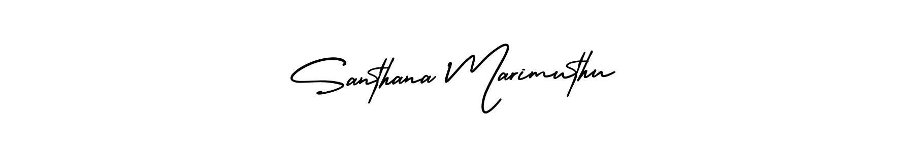 Also You can easily find your signature by using the search form. We will create Santhana Marimuthu name handwritten signature images for you free of cost using AmerikaSignatureDemo-Regular sign style. Santhana Marimuthu signature style 3 images and pictures png