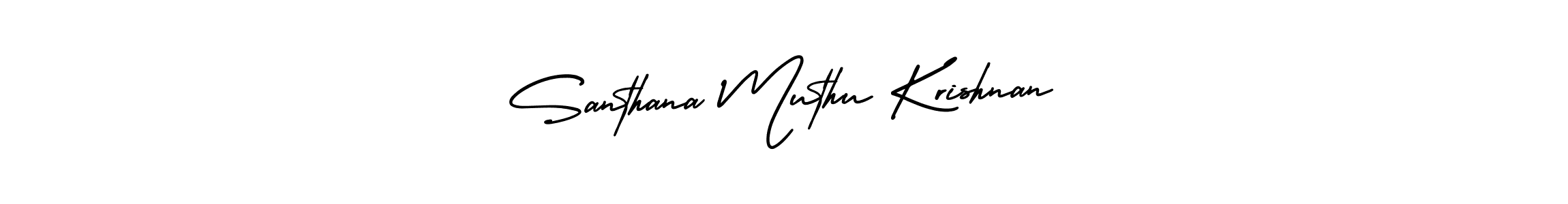 You can use this online signature creator to create a handwritten signature for the name Santhana Muthu Krishnan. This is the best online autograph maker. Santhana Muthu Krishnan signature style 3 images and pictures png