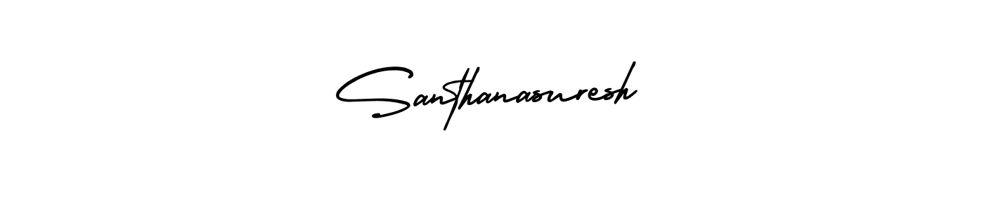 Make a short Santhanasuresh signature style. Manage your documents anywhere anytime using AmerikaSignatureDemo-Regular. Create and add eSignatures, submit forms, share and send files easily. Santhanasuresh signature style 3 images and pictures png