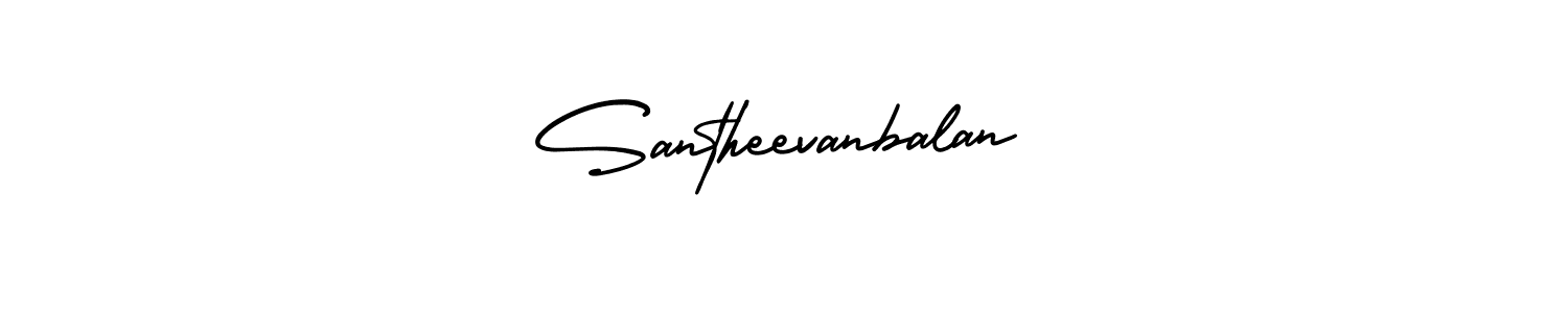 You can use this online signature creator to create a handwritten signature for the name Santheevanbalan. This is the best online autograph maker. Santheevanbalan signature style 3 images and pictures png