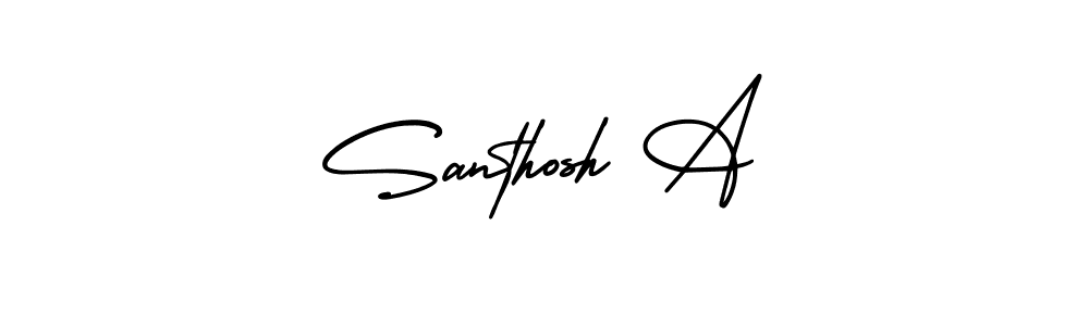 Check out images of Autograph of Santhosh A name. Actor Santhosh A Signature Style. AmerikaSignatureDemo-Regular is a professional sign style online. Santhosh A signature style 3 images and pictures png
