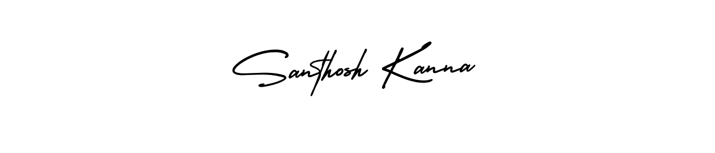 You can use this online signature creator to create a handwritten signature for the name Santhosh Kanna. This is the best online autograph maker. Santhosh Kanna signature style 3 images and pictures png