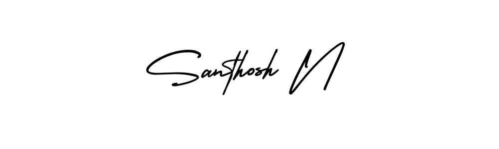 See photos of Santhosh N official signature by Spectra . Check more albums & portfolios. Read reviews & check more about AmerikaSignatureDemo-Regular font. Santhosh N signature style 3 images and pictures png