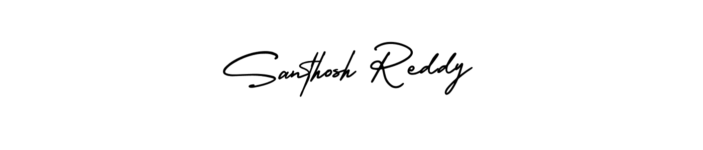 Best and Professional Signature Style for Santhosh Reddy. AmerikaSignatureDemo-Regular Best Signature Style Collection. Santhosh Reddy signature style 3 images and pictures png