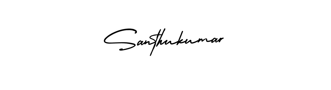 Also we have Santhukumar name is the best signature style. Create professional handwritten signature collection using AmerikaSignatureDemo-Regular autograph style. Santhukumar signature style 3 images and pictures png