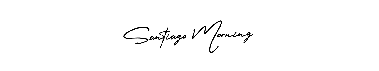 Make a beautiful signature design for name Santiago Morning. Use this online signature maker to create a handwritten signature for free. Santiago Morning signature style 3 images and pictures png