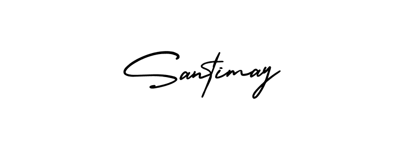 Design your own signature with our free online signature maker. With this signature software, you can create a handwritten (AmerikaSignatureDemo-Regular) signature for name Santimay. Santimay signature style 3 images and pictures png