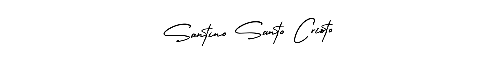 Make a short Santino Santo Cristo signature style. Manage your documents anywhere anytime using AmerikaSignatureDemo-Regular. Create and add eSignatures, submit forms, share and send files easily. Santino Santo Cristo signature style 3 images and pictures png