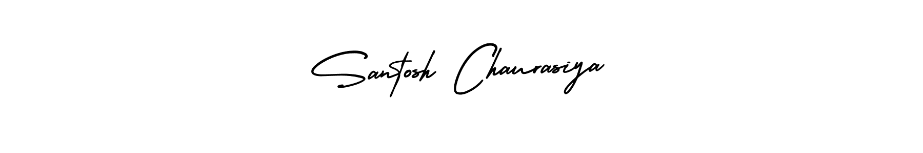 Use a signature maker to create a handwritten signature online. With this signature software, you can design (AmerikaSignatureDemo-Regular) your own signature for name Santosh Chaurasiya. Santosh Chaurasiya signature style 3 images and pictures png