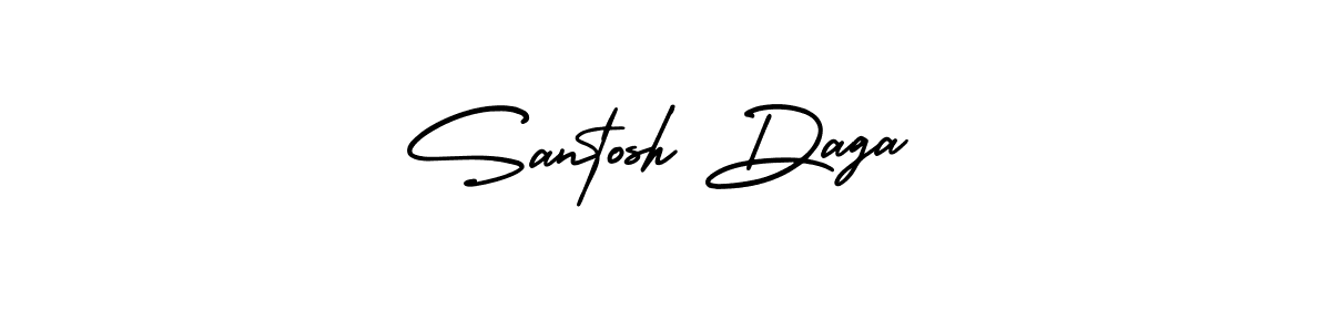 Best and Professional Signature Style for Santosh Daga. AmerikaSignatureDemo-Regular Best Signature Style Collection. Santosh Daga signature style 3 images and pictures png