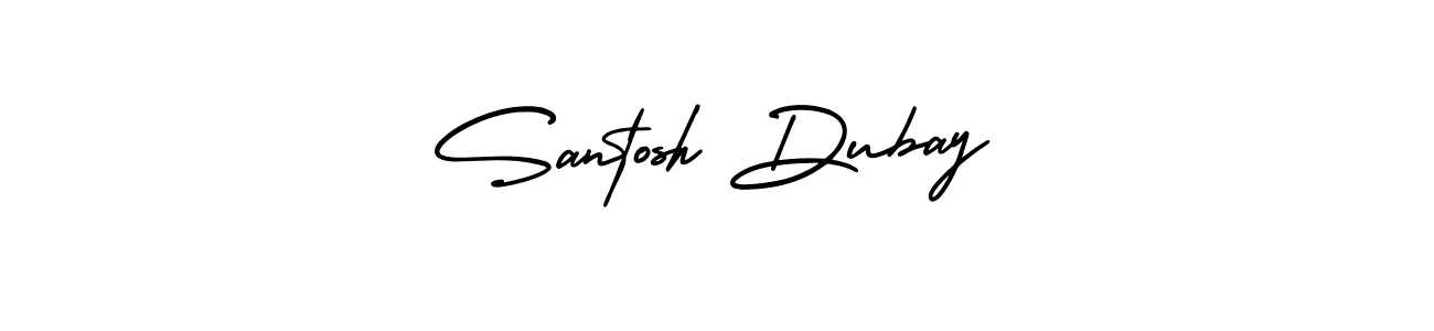 if you are searching for the best signature style for your name Santosh Dubay. so please give up your signature search. here we have designed multiple signature styles  using AmerikaSignatureDemo-Regular. Santosh Dubay signature style 3 images and pictures png
