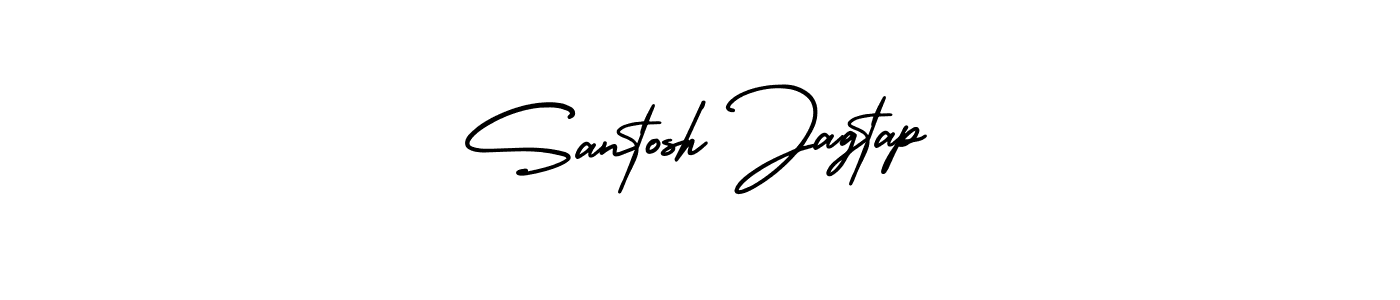 You can use this online signature creator to create a handwritten signature for the name Santosh Jagtap. This is the best online autograph maker. Santosh Jagtap signature style 3 images and pictures png