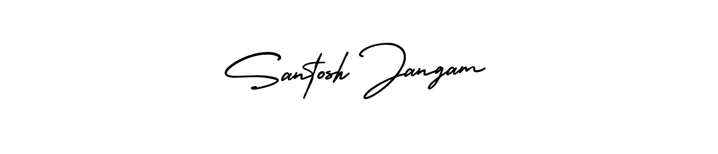 You can use this online signature creator to create a handwritten signature for the name Santosh Jangam. This is the best online autograph maker. Santosh Jangam signature style 3 images and pictures png