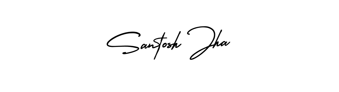Also we have Santosh Jha name is the best signature style. Create professional handwritten signature collection using AmerikaSignatureDemo-Regular autograph style. Santosh Jha signature style 3 images and pictures png