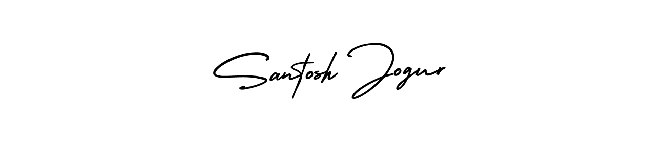 Design your own signature with our free online signature maker. With this signature software, you can create a handwritten (AmerikaSignatureDemo-Regular) signature for name Santosh Jogur. Santosh Jogur signature style 3 images and pictures png