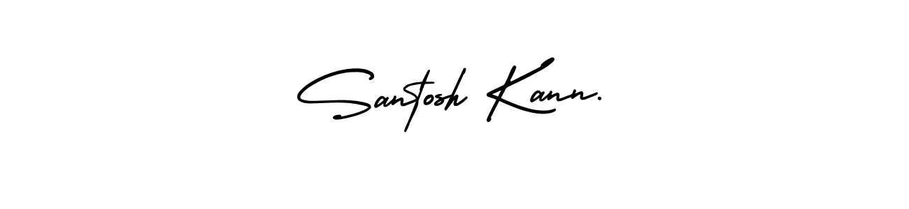 Create a beautiful signature design for name Santosh Kann.. With this signature (AmerikaSignatureDemo-Regular) fonts, you can make a handwritten signature for free. Santosh Kann. signature style 3 images and pictures png