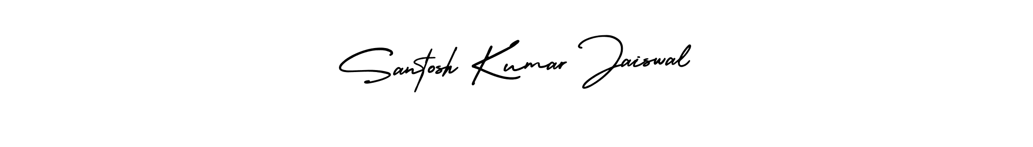 if you are searching for the best signature style for your name Santosh Kumar Jaiswal. so please give up your signature search. here we have designed multiple signature styles  using AmerikaSignatureDemo-Regular. Santosh Kumar Jaiswal signature style 3 images and pictures png