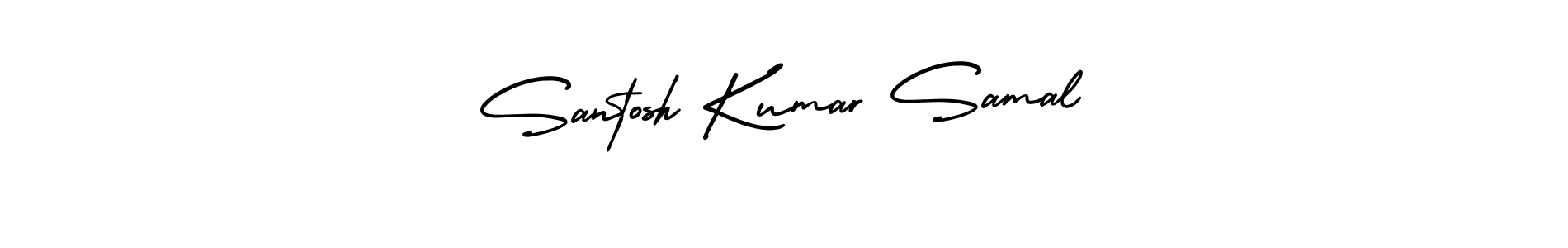 Make a short Santosh Kumar Samal signature style. Manage your documents anywhere anytime using AmerikaSignatureDemo-Regular. Create and add eSignatures, submit forms, share and send files easily. Santosh Kumar Samal signature style 3 images and pictures png