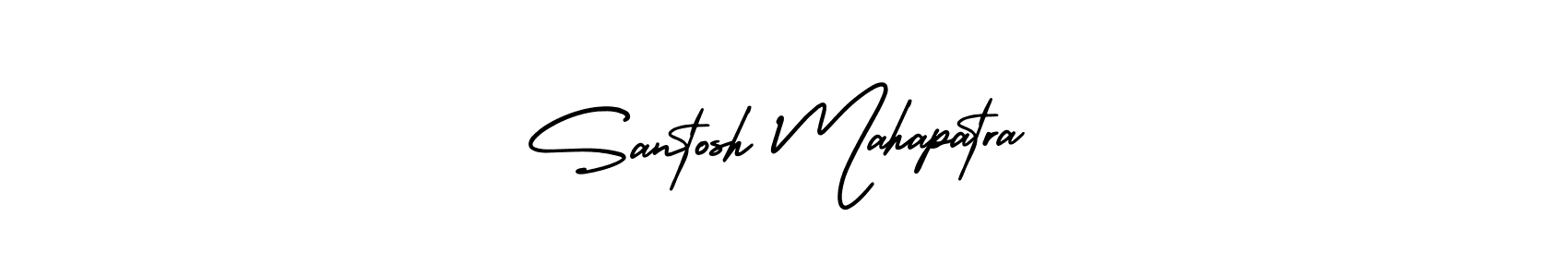 This is the best signature style for the Santosh Mahapatra name. Also you like these signature font (AmerikaSignatureDemo-Regular). Mix name signature. Santosh Mahapatra signature style 3 images and pictures png