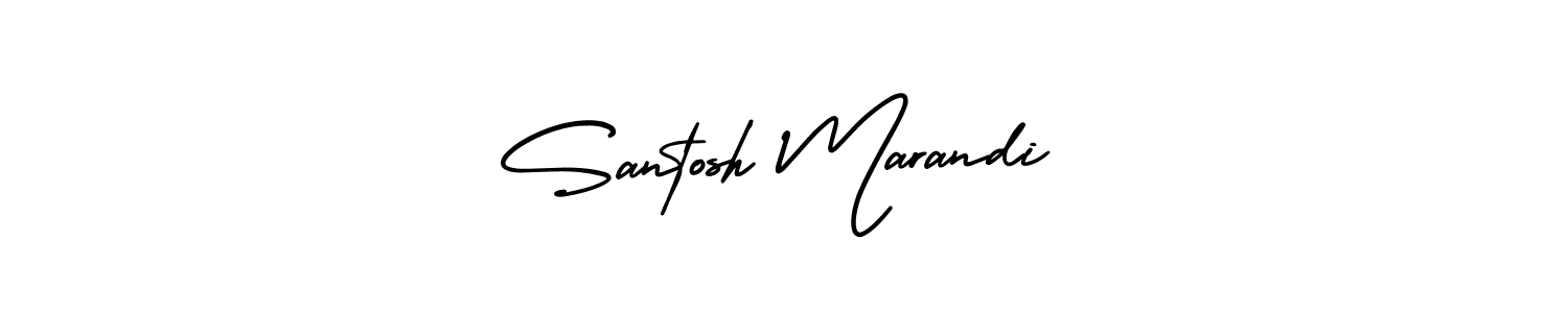 Create a beautiful signature design for name Santosh Marandi. With this signature (AmerikaSignatureDemo-Regular) fonts, you can make a handwritten signature for free. Santosh Marandi signature style 3 images and pictures png