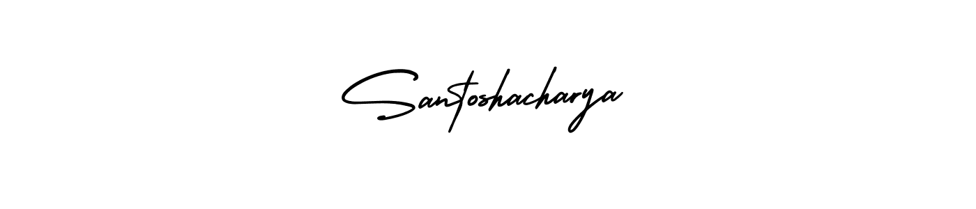if you are searching for the best signature style for your name Santoshacharya. so please give up your signature search. here we have designed multiple signature styles  using AmerikaSignatureDemo-Regular. Santoshacharya signature style 3 images and pictures png