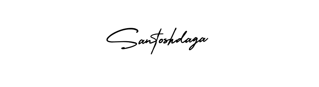 How to make Santoshdaga signature? AmerikaSignatureDemo-Regular is a professional autograph style. Create handwritten signature for Santoshdaga name. Santoshdaga signature style 3 images and pictures png