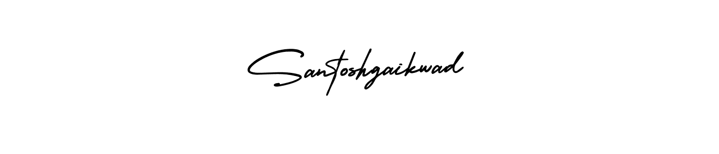 How to make Santoshgaikwad signature? AmerikaSignatureDemo-Regular is a professional autograph style. Create handwritten signature for Santoshgaikwad name. Santoshgaikwad signature style 3 images and pictures png