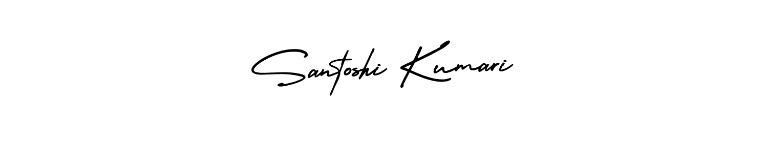 Make a beautiful signature design for name Santoshi Kumari. Use this online signature maker to create a handwritten signature for free. Santoshi Kumari signature style 3 images and pictures png