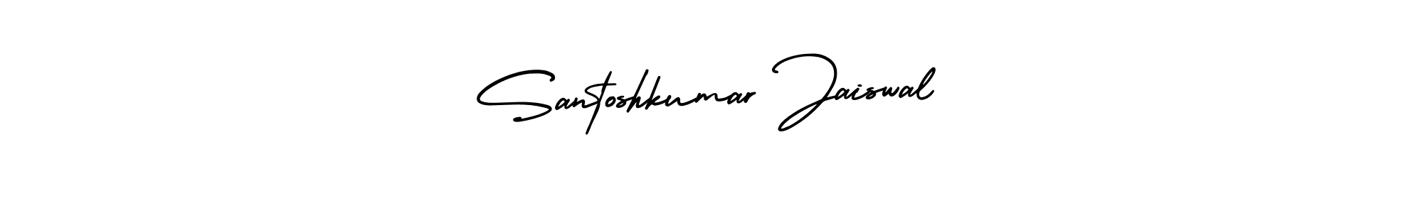 Also You can easily find your signature by using the search form. We will create Santoshkumar Jaiswal name handwritten signature images for you free of cost using AmerikaSignatureDemo-Regular sign style. Santoshkumar Jaiswal signature style 3 images and pictures png