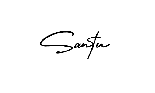 It looks lik you need a new signature style for name Santu. Design unique handwritten (AmerikaSignatureDemo-Regular) signature with our free signature maker in just a few clicks. Santu signature style 3 images and pictures png