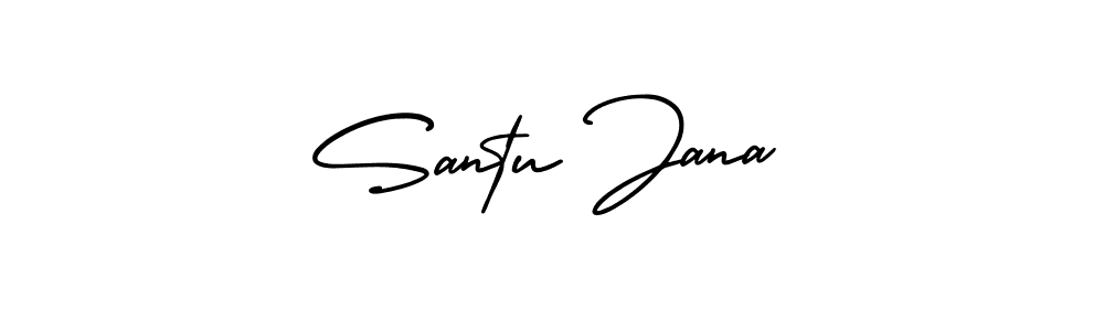 Make a beautiful signature design for name Santu Jana. Use this online signature maker to create a handwritten signature for free. Santu Jana signature style 3 images and pictures png