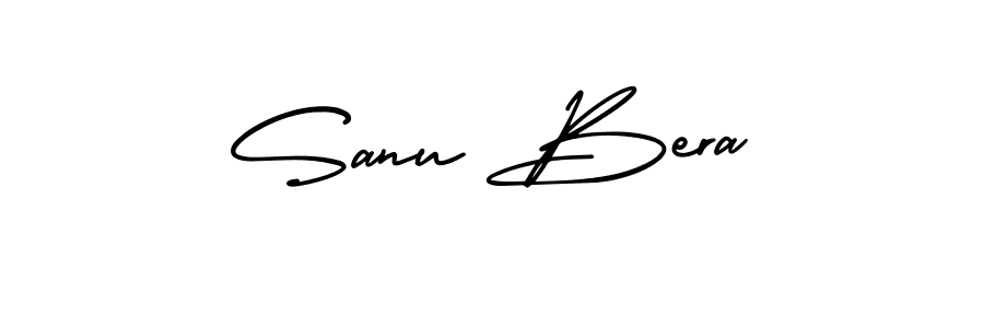 Make a beautiful signature design for name Sanu Bera. Use this online signature maker to create a handwritten signature for free. Sanu Bera signature style 3 images and pictures png