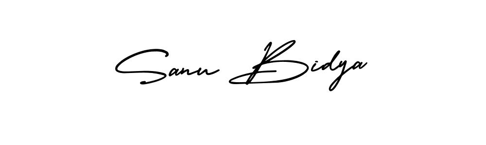 Best and Professional Signature Style for Sanu Bidya. AmerikaSignatureDemo-Regular Best Signature Style Collection. Sanu Bidya signature style 3 images and pictures png