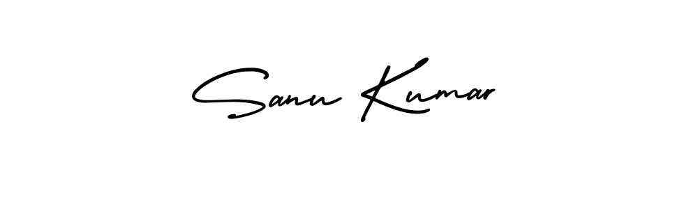 Best and Professional Signature Style for Sanu Kumar. AmerikaSignatureDemo-Regular Best Signature Style Collection. Sanu Kumar signature style 3 images and pictures png
