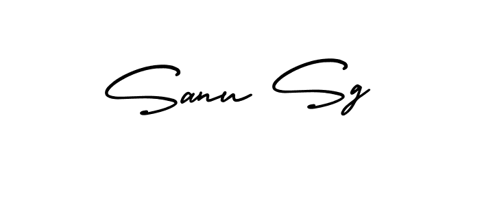 It looks lik you need a new signature style for name Sanu Sg. Design unique handwritten (AmerikaSignatureDemo-Regular) signature with our free signature maker in just a few clicks. Sanu Sg signature style 3 images and pictures png