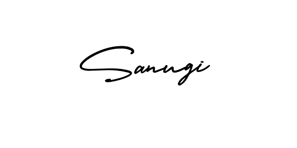 Also You can easily find your signature by using the search form. We will create Sanugi name handwritten signature images for you free of cost using AmerikaSignatureDemo-Regular sign style. Sanugi signature style 3 images and pictures png